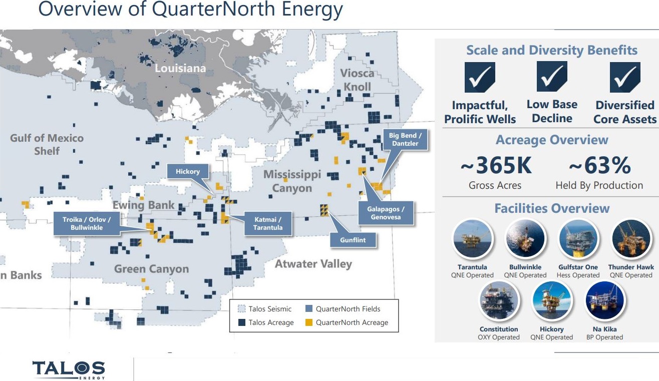 Talos Energy to Acquire QuarterNorth for 1.29 Billion Hart Energy